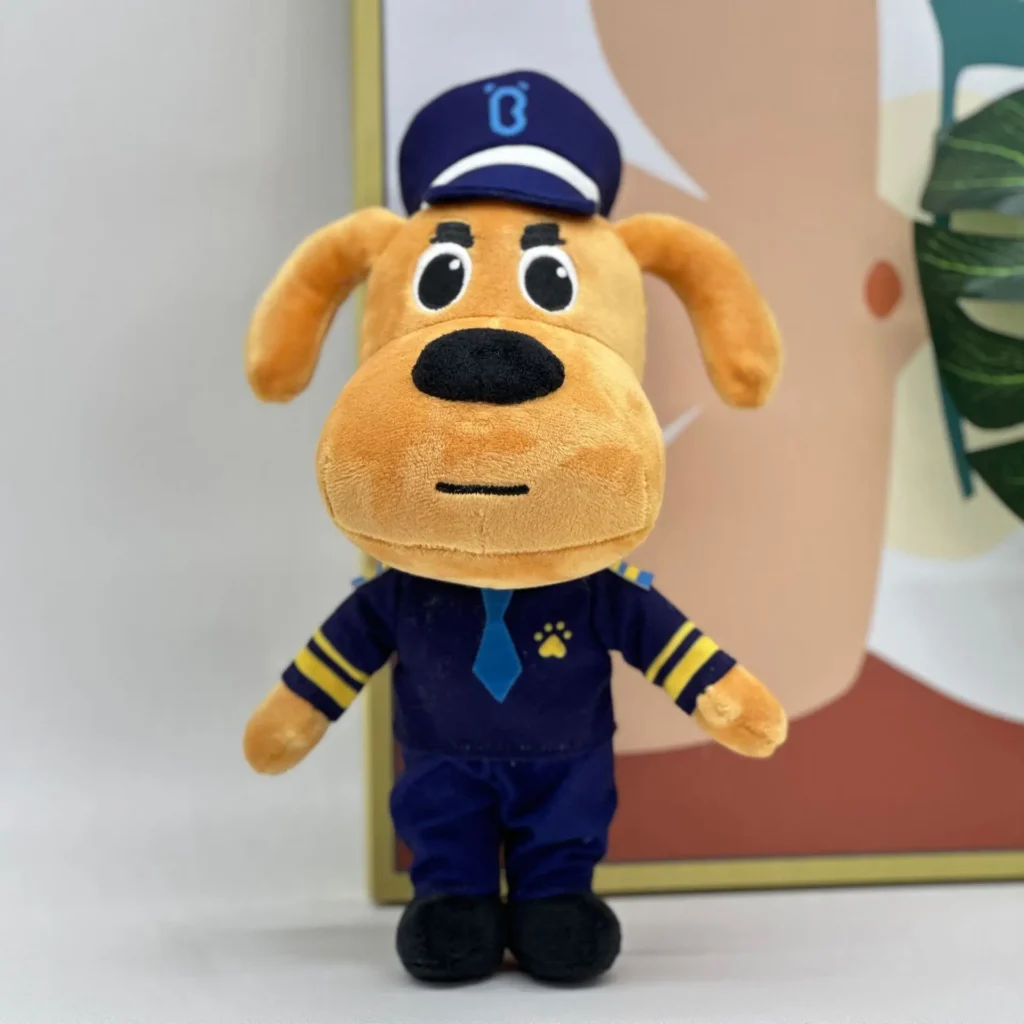 25cm Sheriff Labrador Plush Toys Cute Soft Stuffed Sofa Pillow Dolls For Kid Birthday Christmas Gift 4 - Labrador Gifts