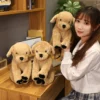 Cute Dog Plush Toy Lifelike Labrador Puppy Soft Doll Stuffed Reallife Animal Lying Position Dog Pillow 2 - Labrador Gifts