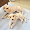 New Kawaii Like Real Prone Simulation Labrador Dog Plush Doll Stuffed Golden Dog Bedroom Decor Pillows 3 - Labrador Gifts