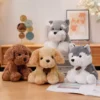 Stuffed Dog Plush Toy Cute Simulation Pets Fluffy Baby Dolls Birthday Gifts For Children Teddy Labrador 3 - Labrador Gifts